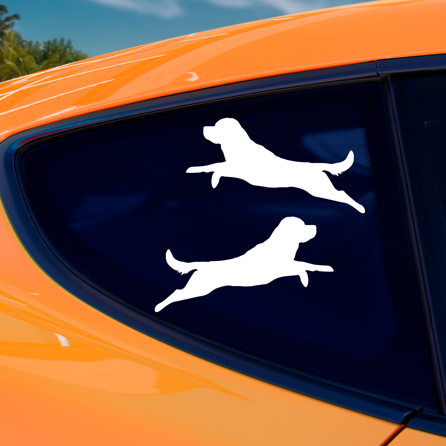 Rottweiler Silhouette Stickers