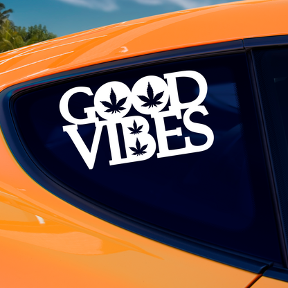 Good Vibes Weed Sticker