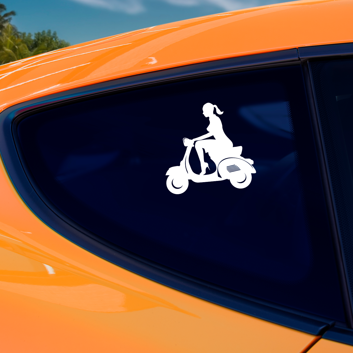 Scooter Girl Sticker