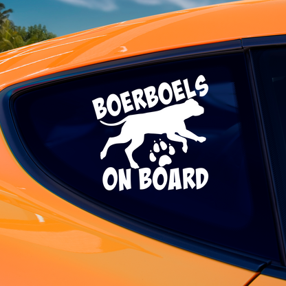 Boerboels On Board Sticker