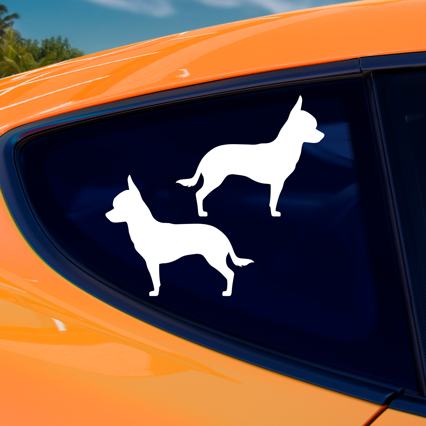 Chihuahua Silhouette Stickers