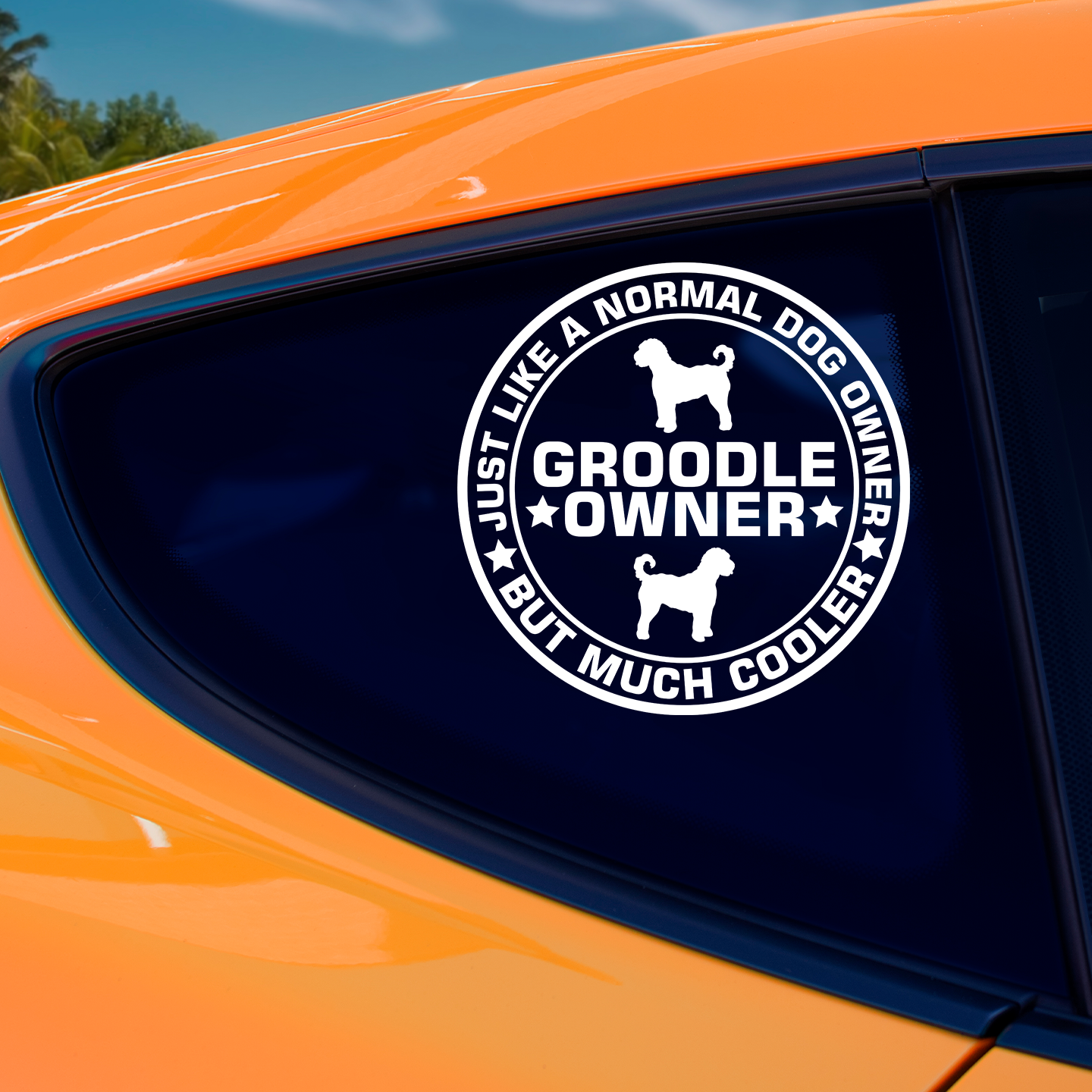 Groodle Owner Sticker