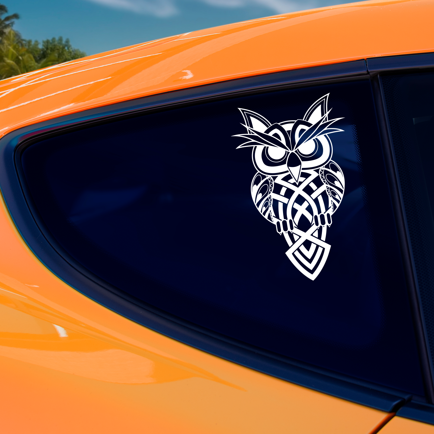 Celtic Owl Sticker