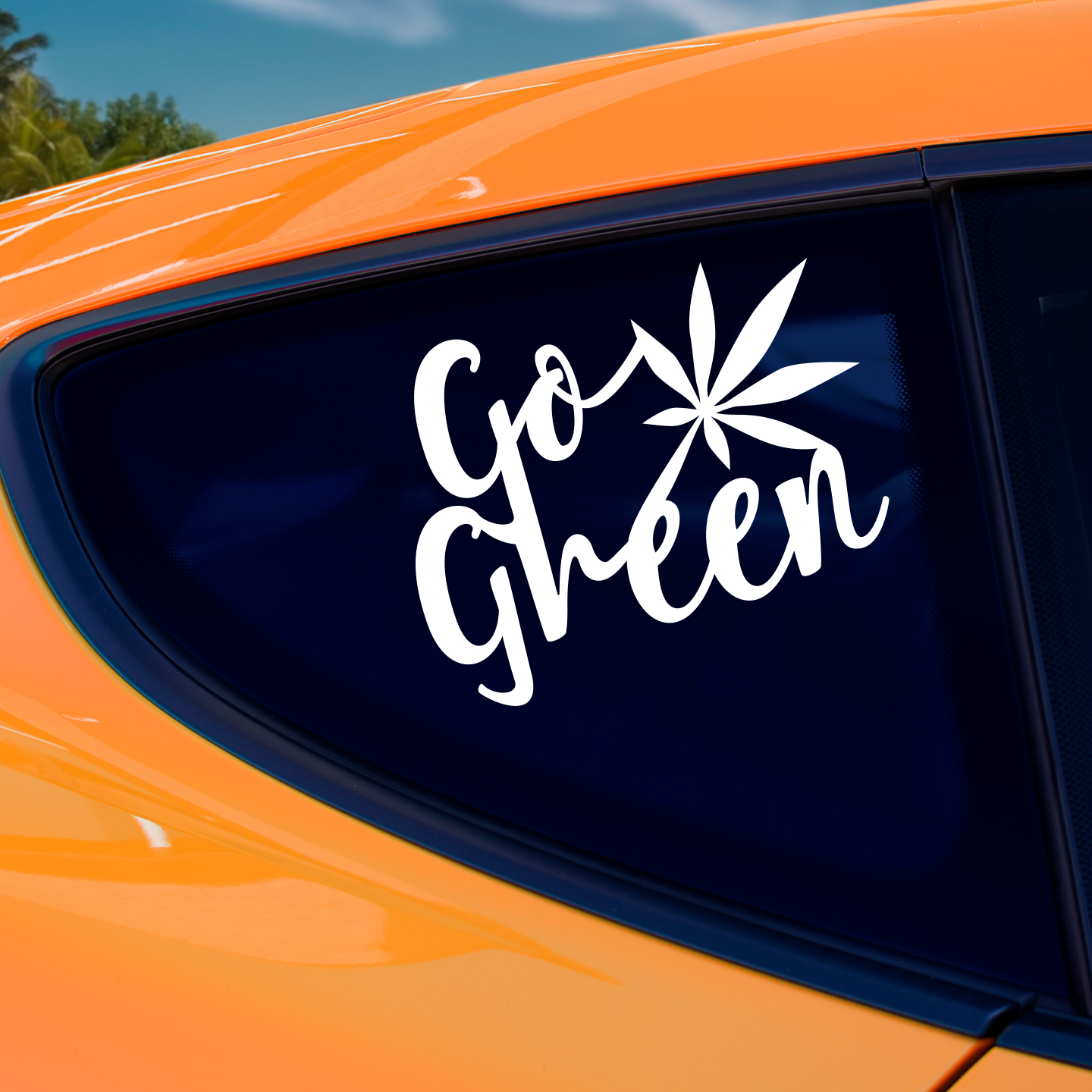 Go Green Cannabis Sticker