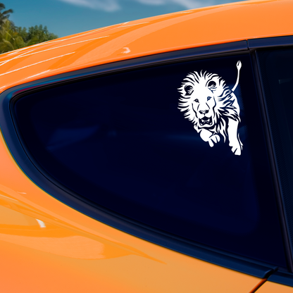 Jumping Lion Sticker