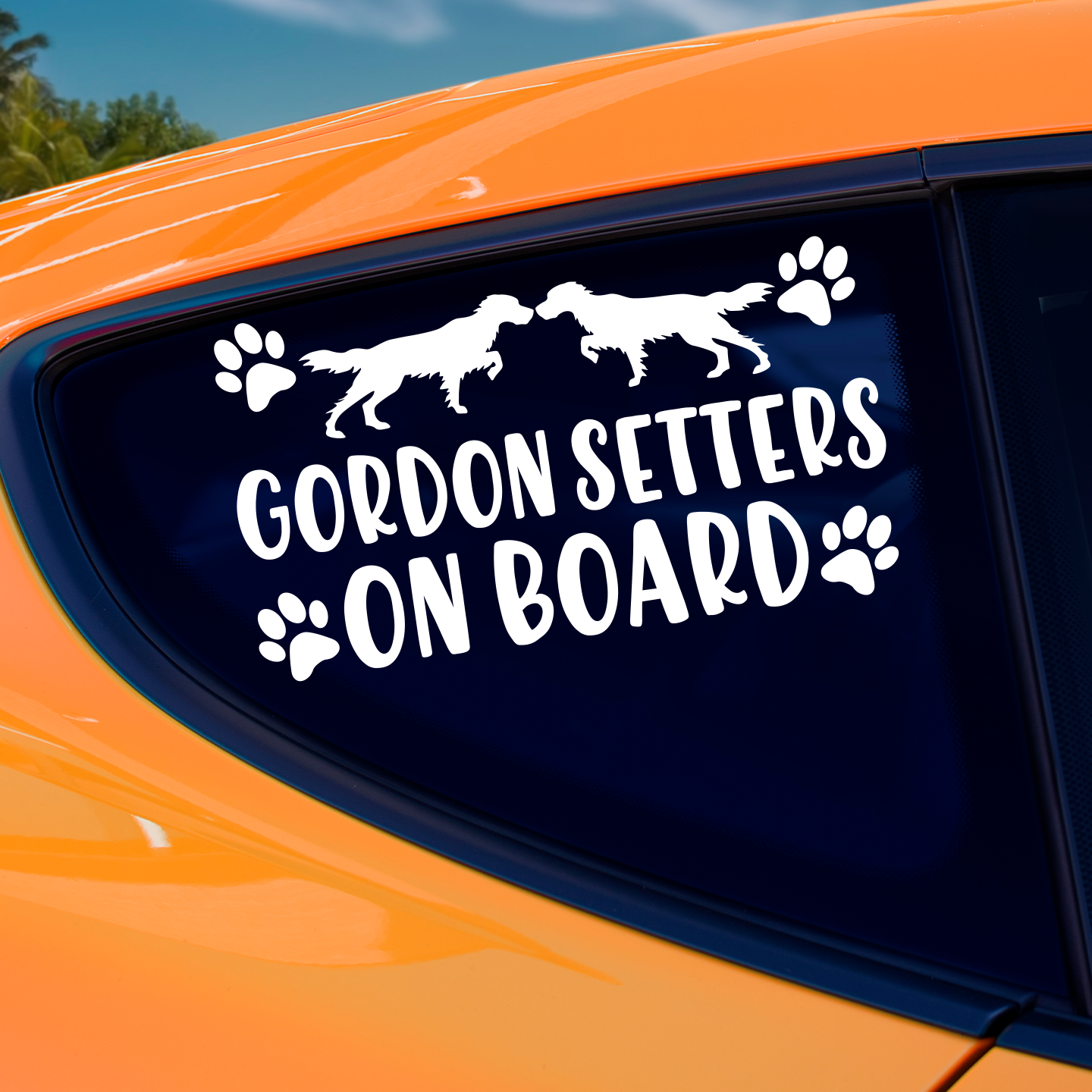 Gordon Setters On Board Sticker
