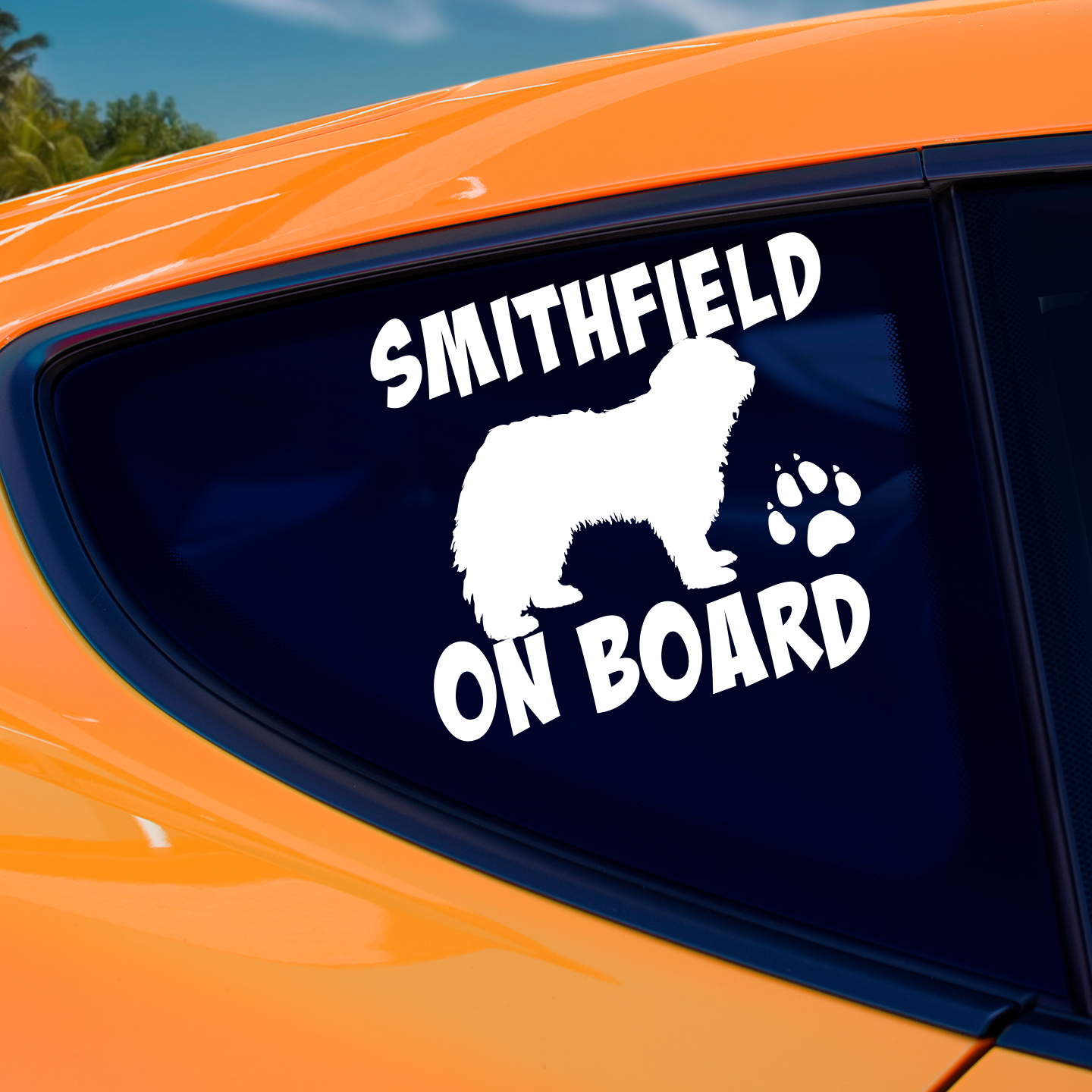 Smithfield On Board Sticker