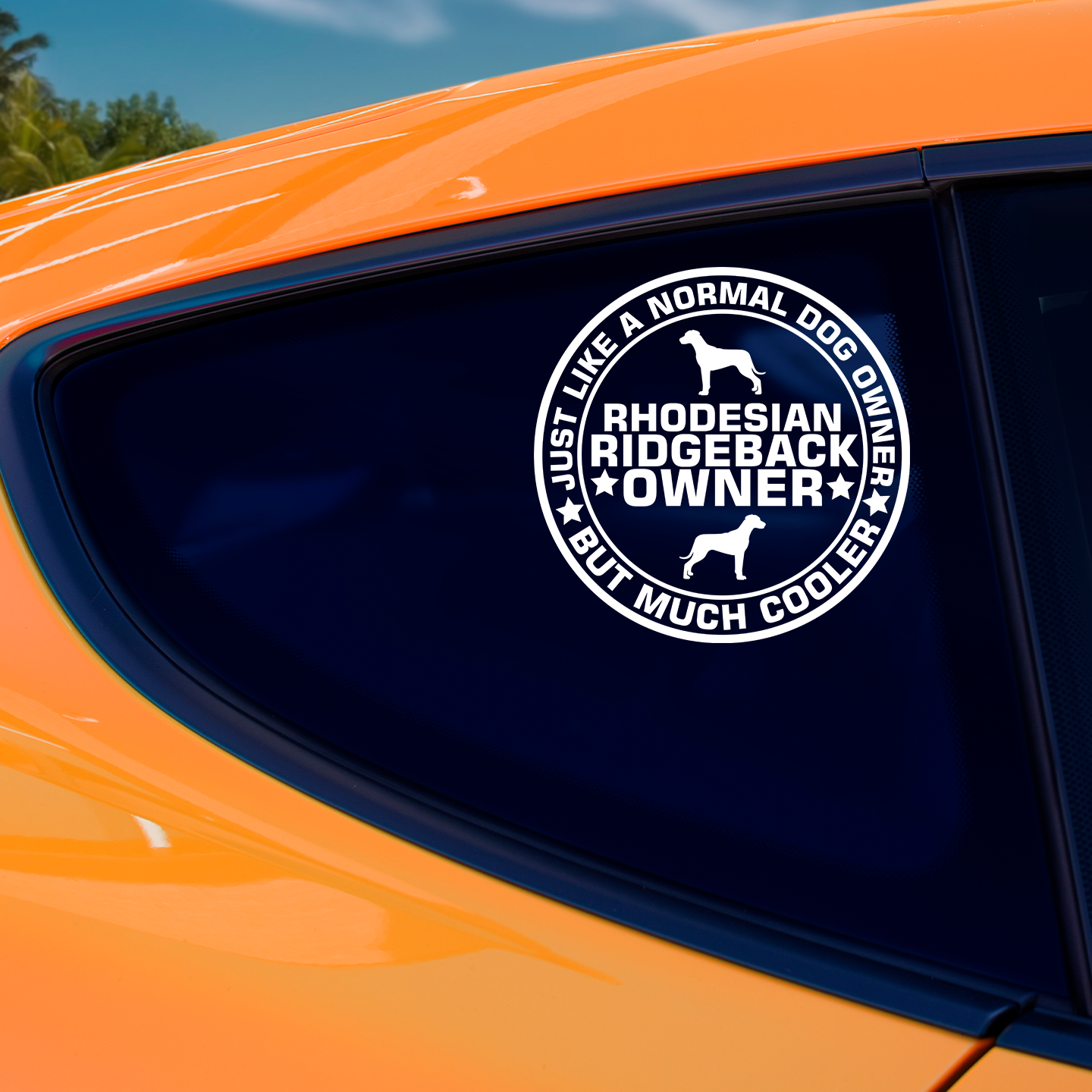 Rhodesian Ridgeback Owner Sticker