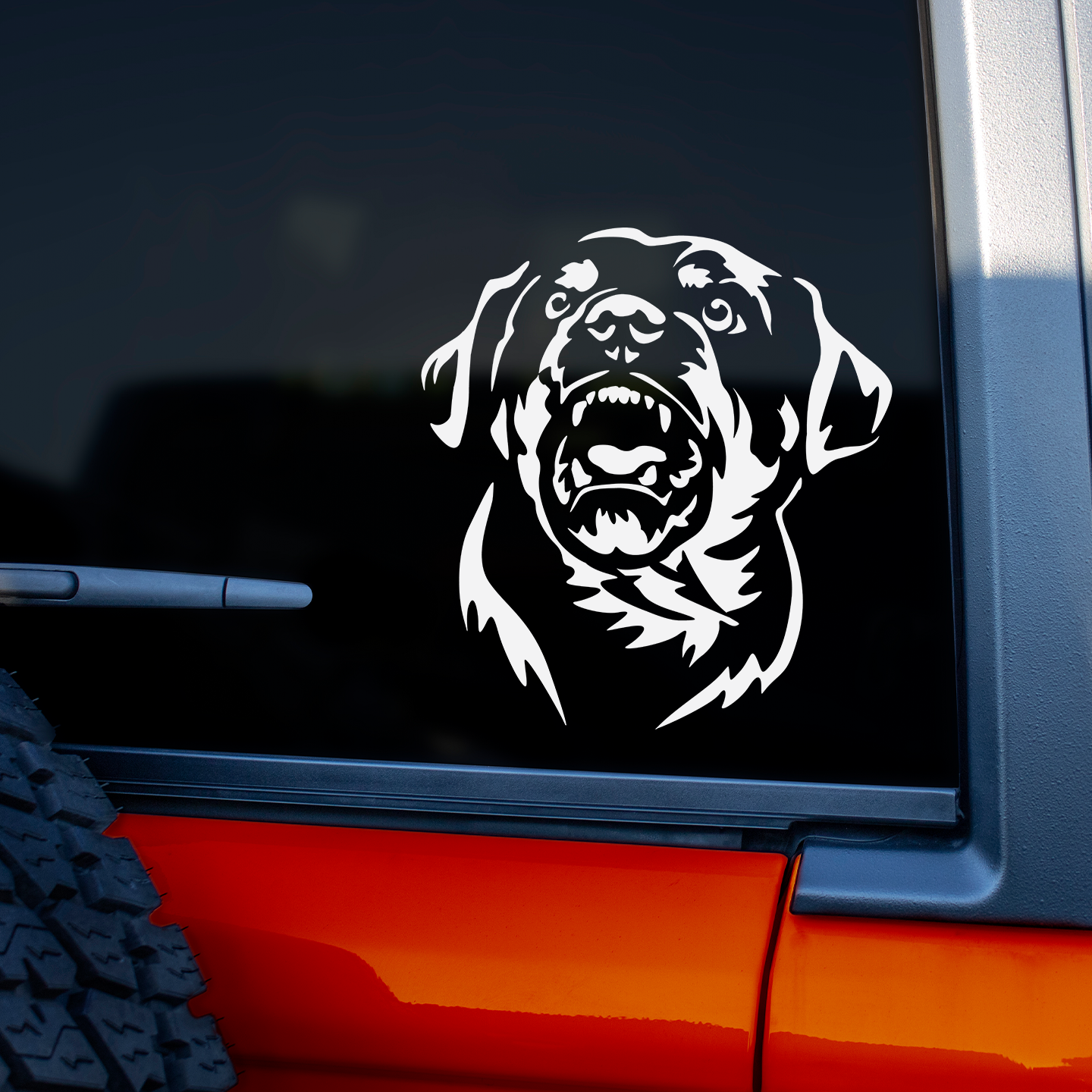 Angry Rottweiler Sticker