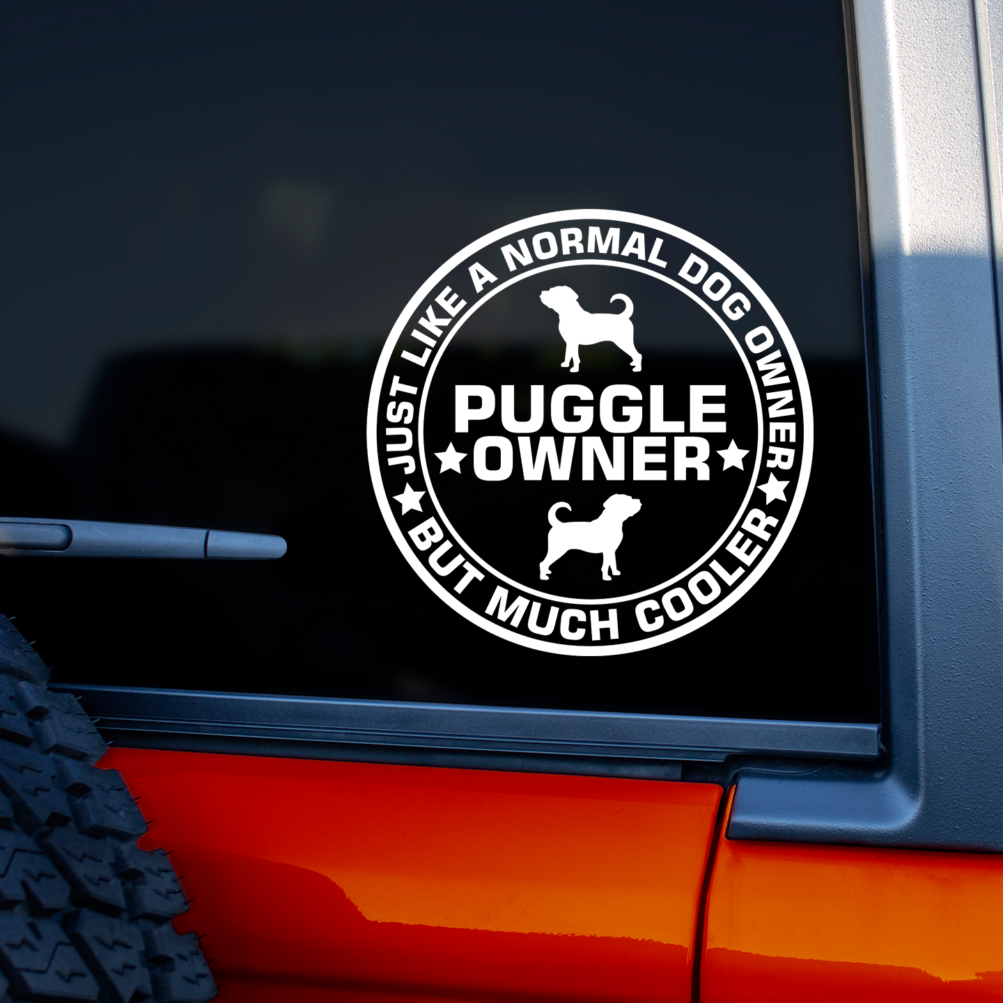 Puggle Owner Sticker