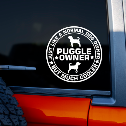 Puggle Owner Sticker
