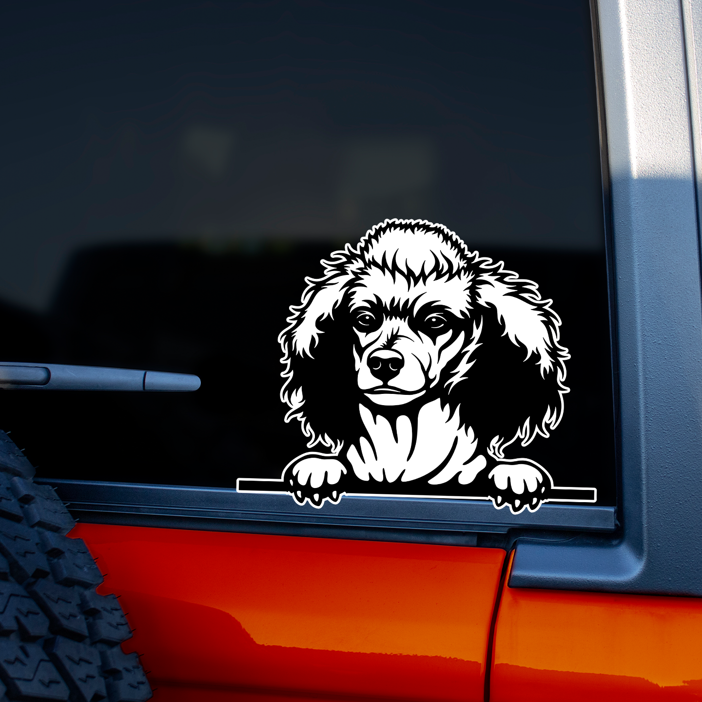 Poodle Sticker