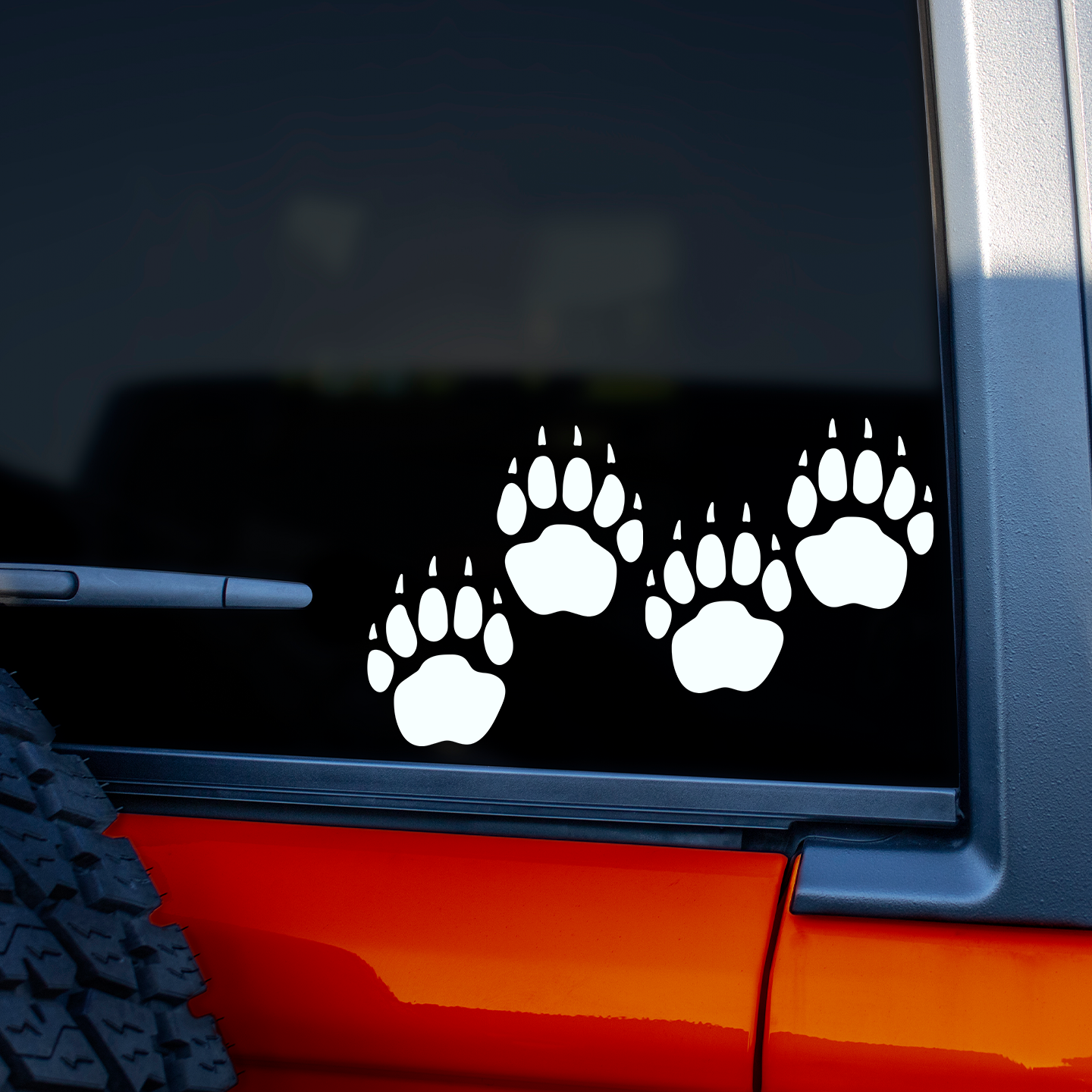 Badger Paw Print Stickers