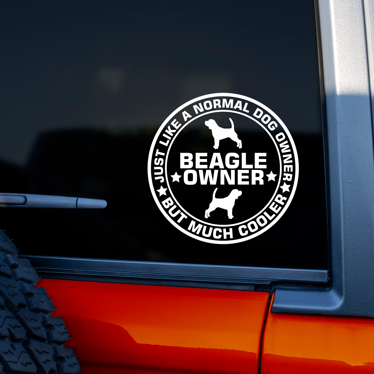 Beagle Owner Sticker