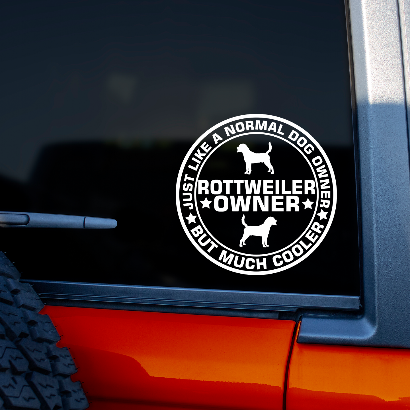 Rottweiler Owner Sticker