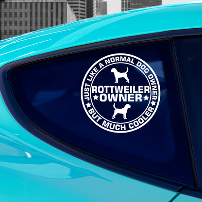 Rottweiler Owner Sticker