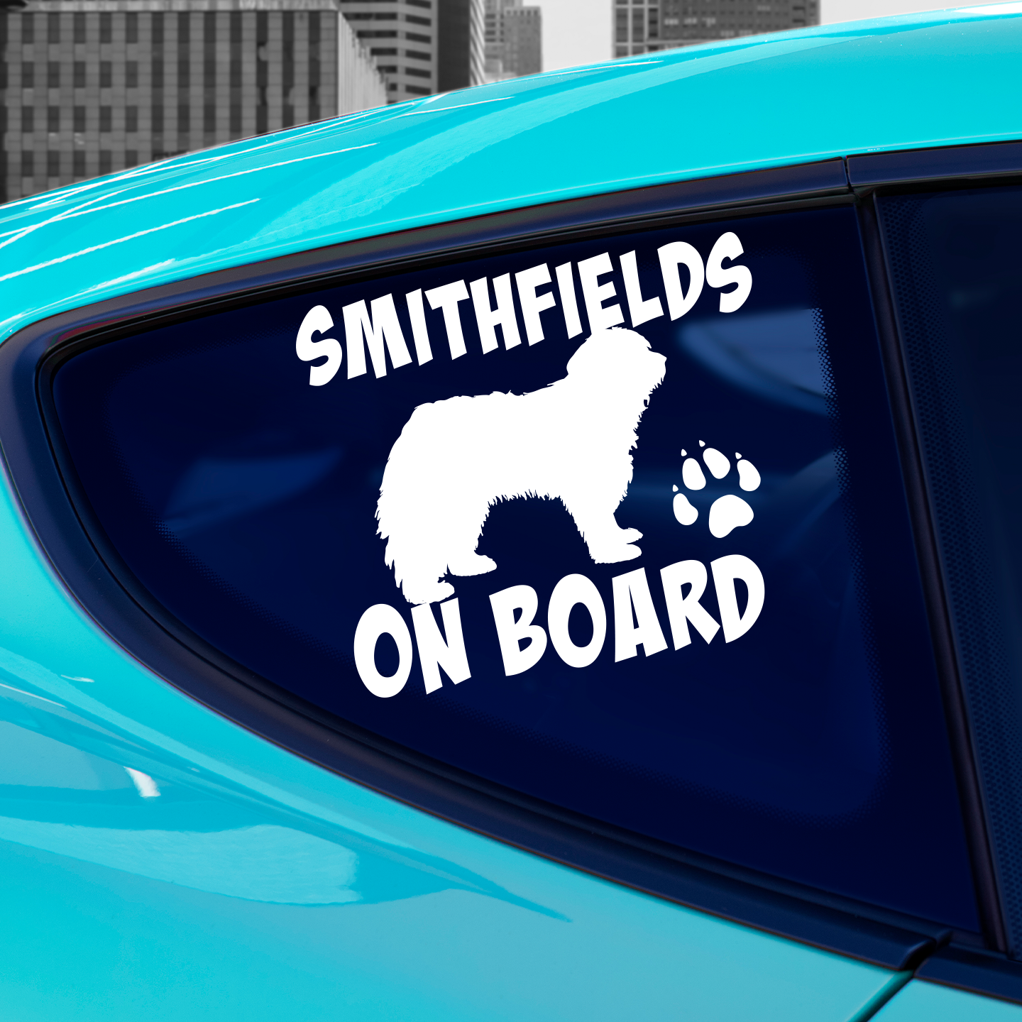 Smithfield On Board Sticker