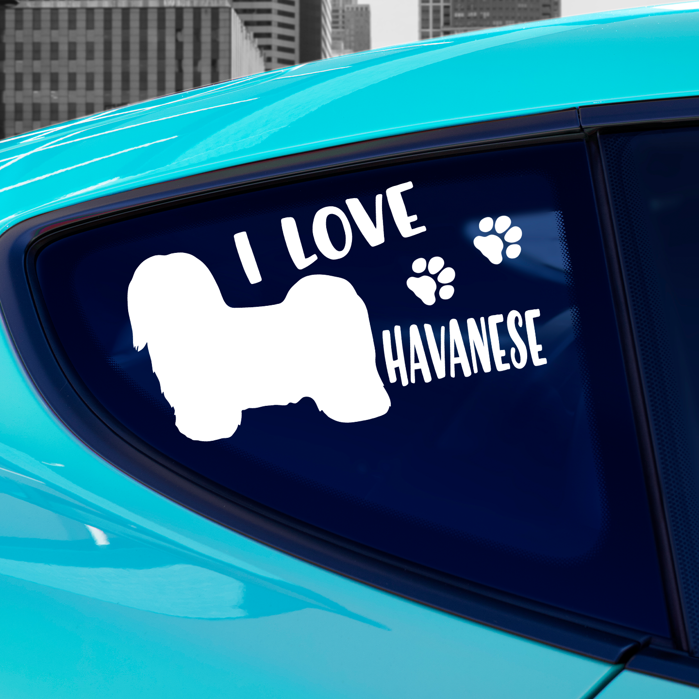 I Love Havanese Sticker