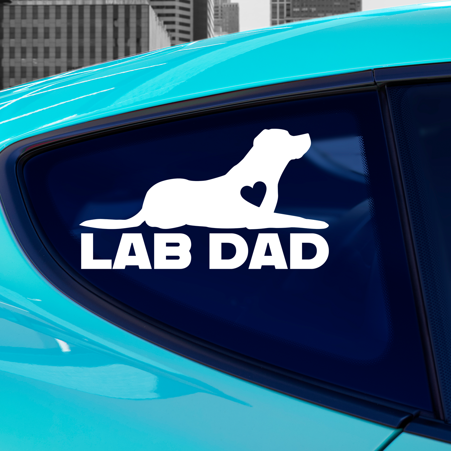 Lab Dad - Labrador Retriever Sticker