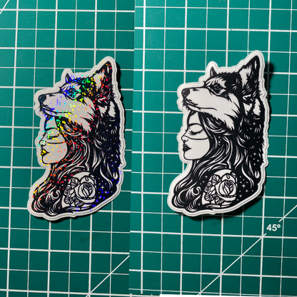 Wolf Mother Sticker