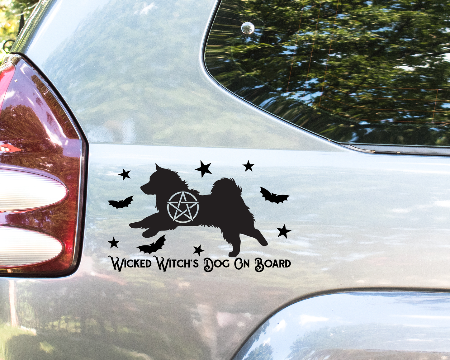 Wicked Witch's Dog On Board Alaskan Malamute Sticker
