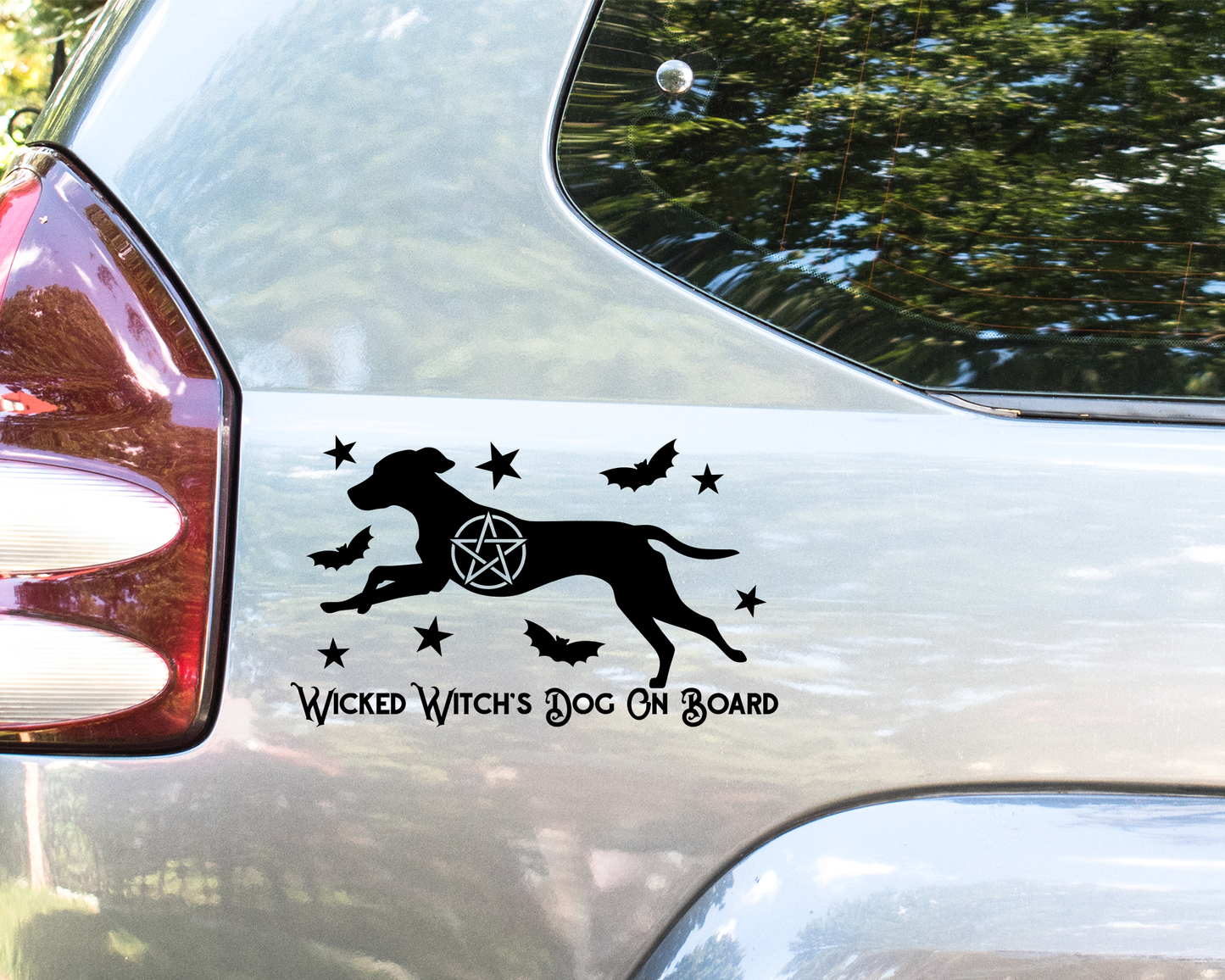 Wicked Witch's Dog On Board Dalmatian Sticker