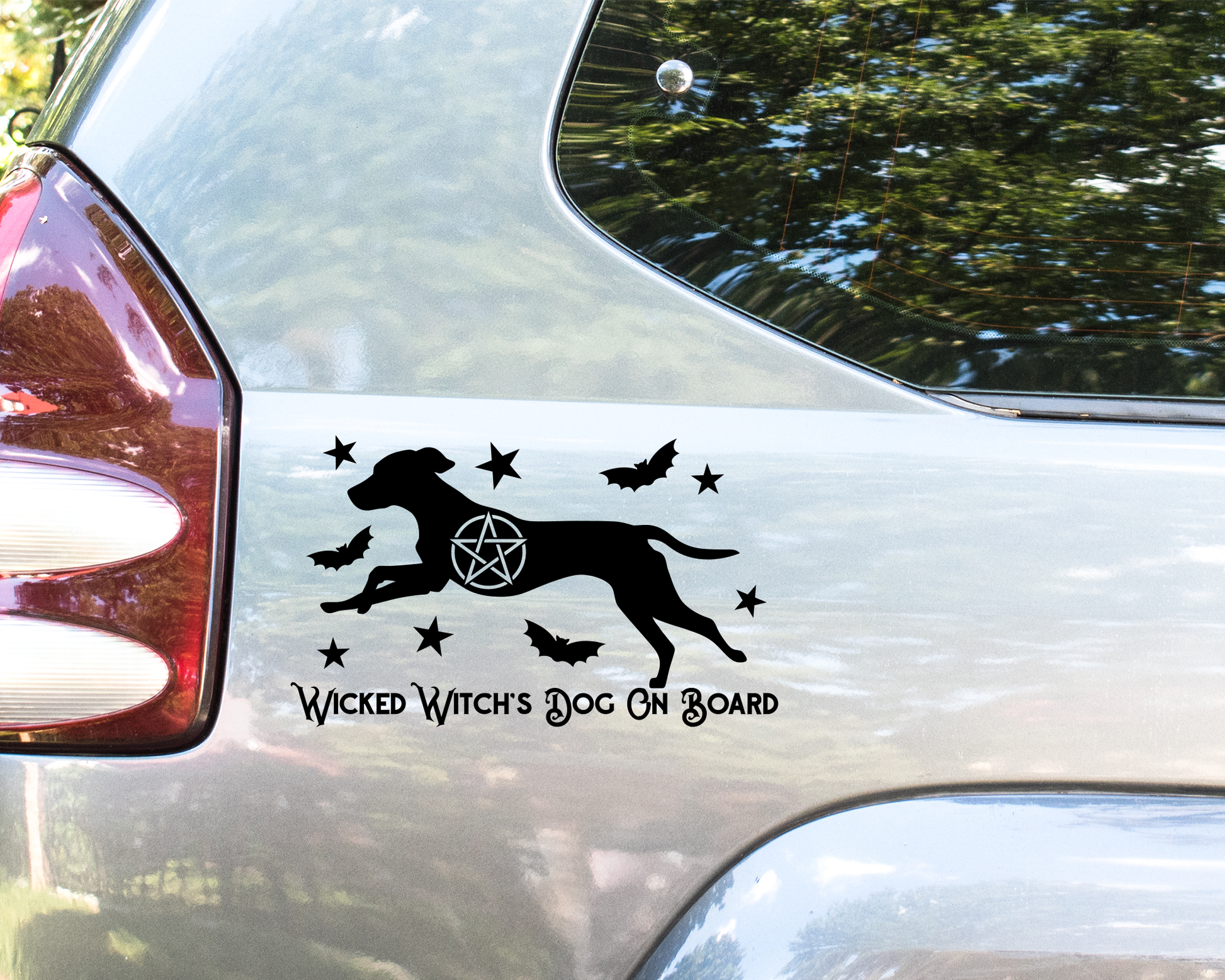 Wicked Witch's Dog On Board Dalmatian Sticker