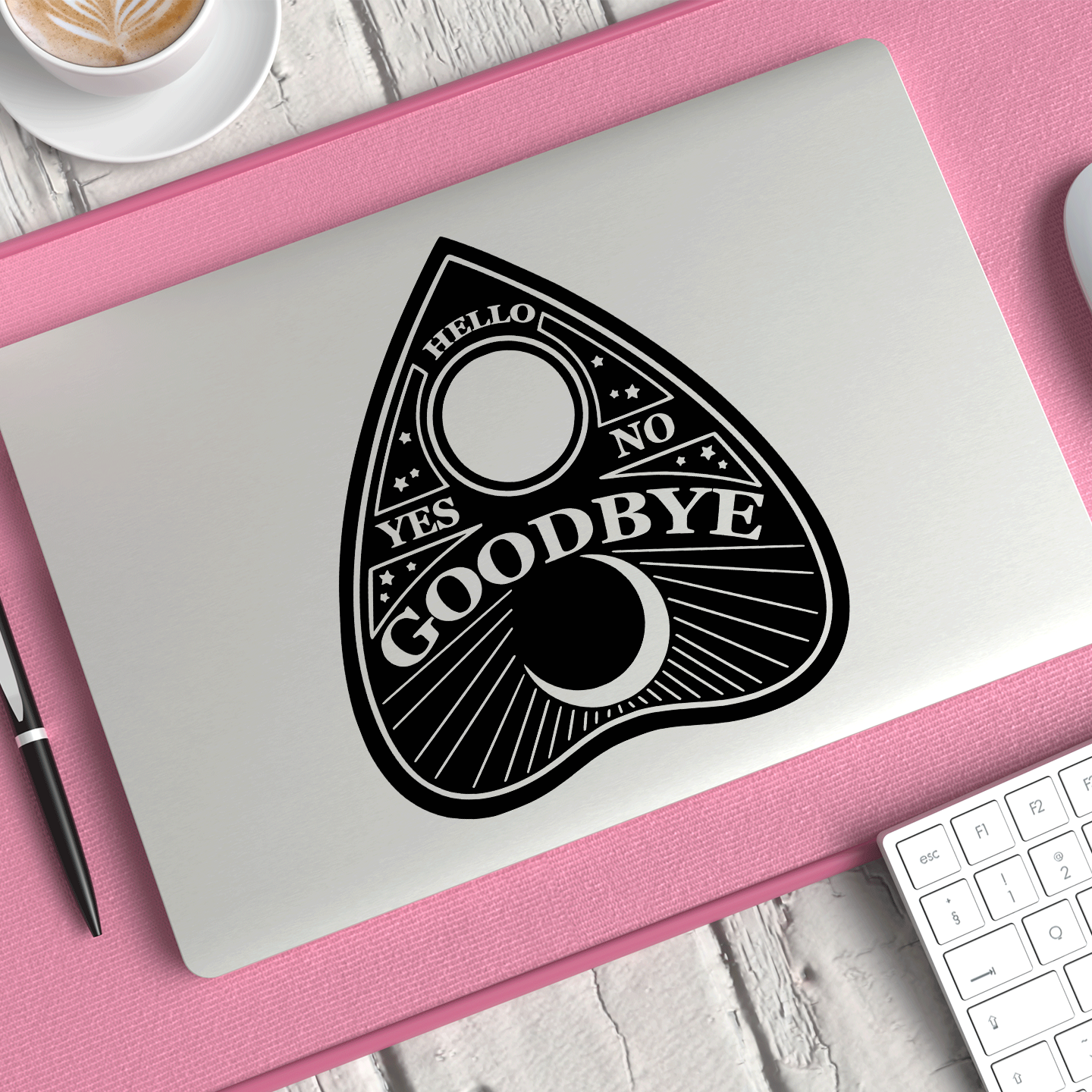 Planchette Ouija Sticker