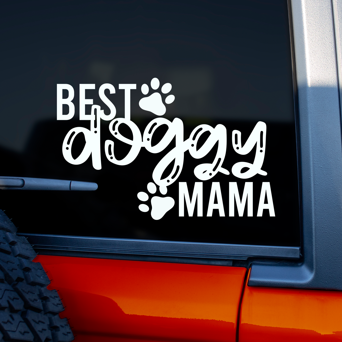 Best Doggy Mama Sticker