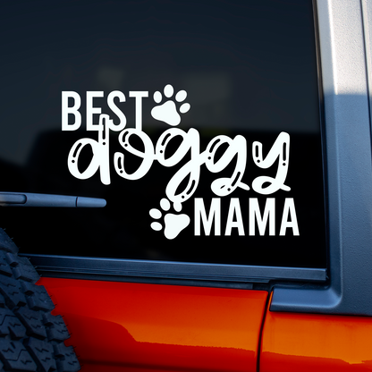 Best Doggy Mama Sticker