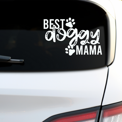 Best Doggy Mama Sticker