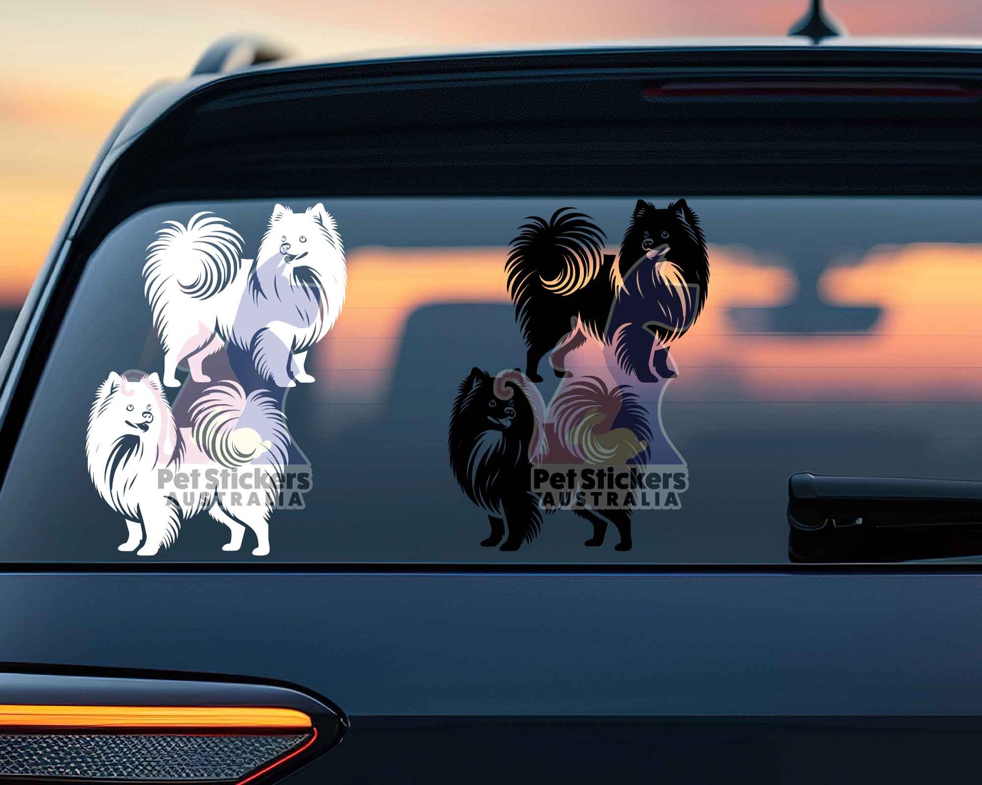 American Eskimo Dog Stickers