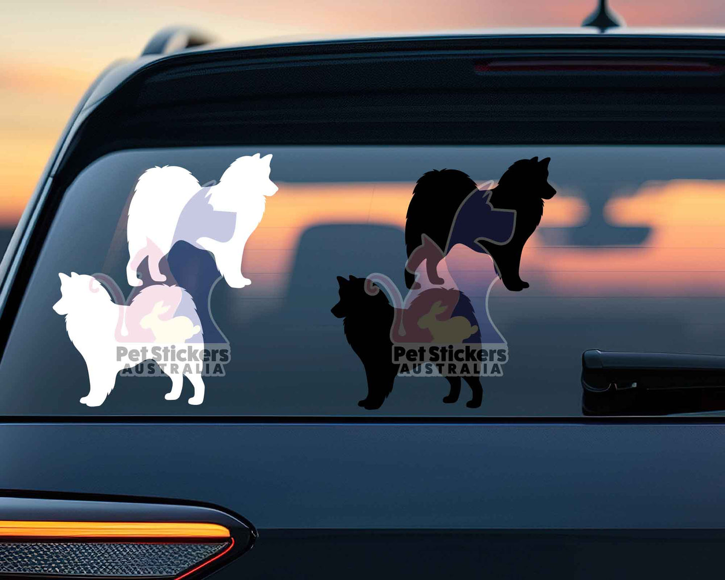 American Eskimo Dog Stickers