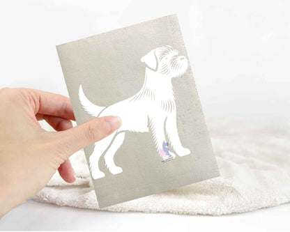 Border Terrier Silhouette Stickers