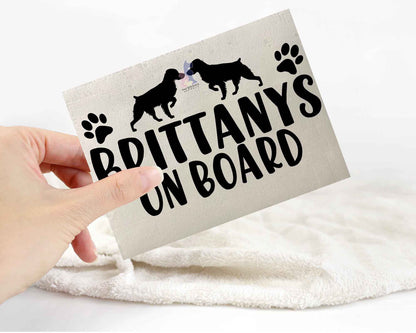 Brittany Sticker | Dog Lover Car Bumper Stickers