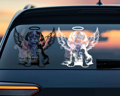 Cavalier King Charles Spaniel Angel Sticker