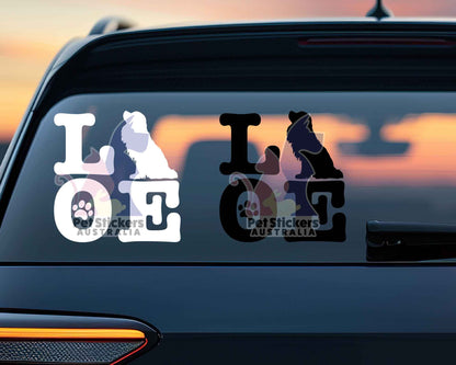 Cavalier King Charles Spaniel LOVE Sticker