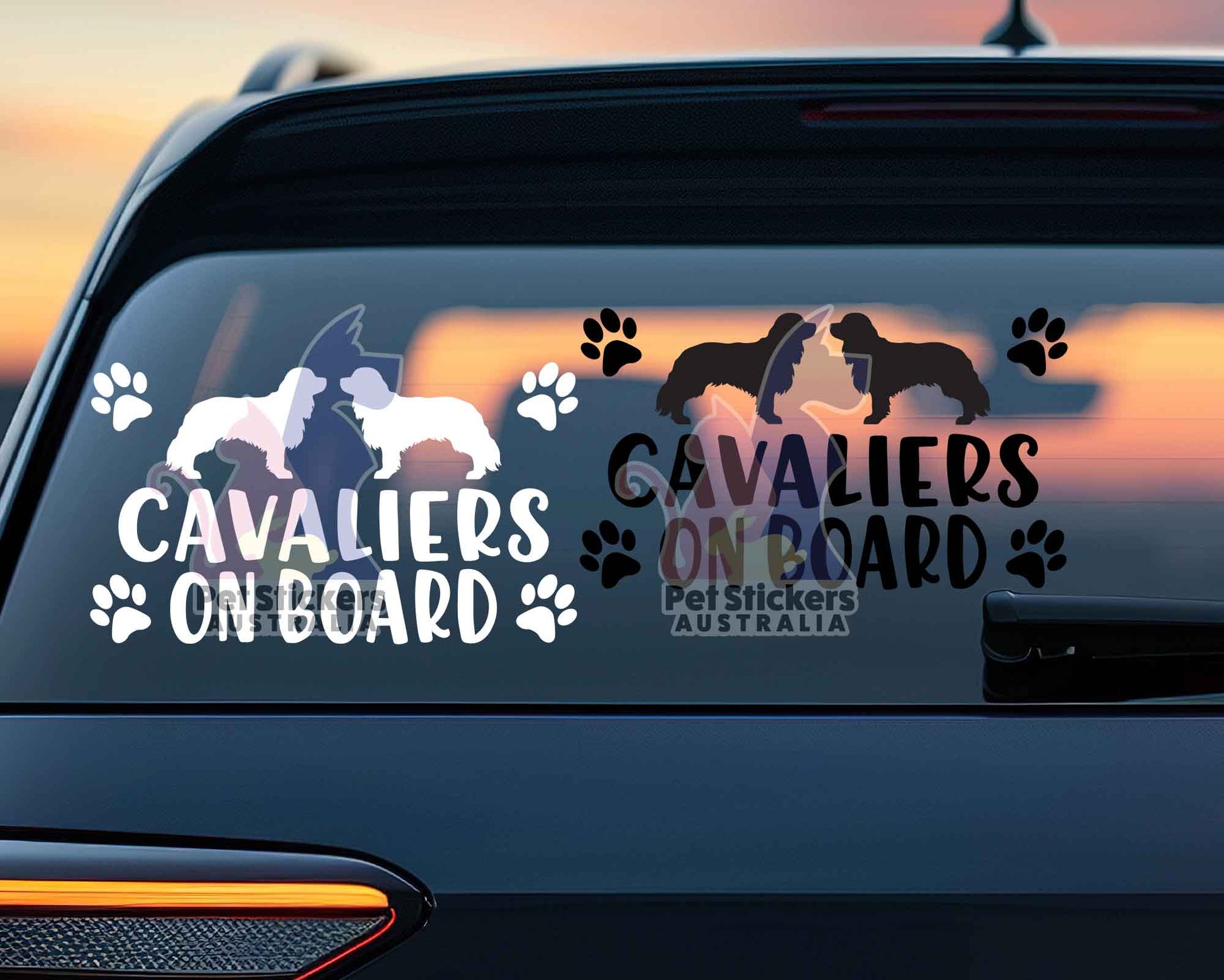 Cavaliers On Board Sticker