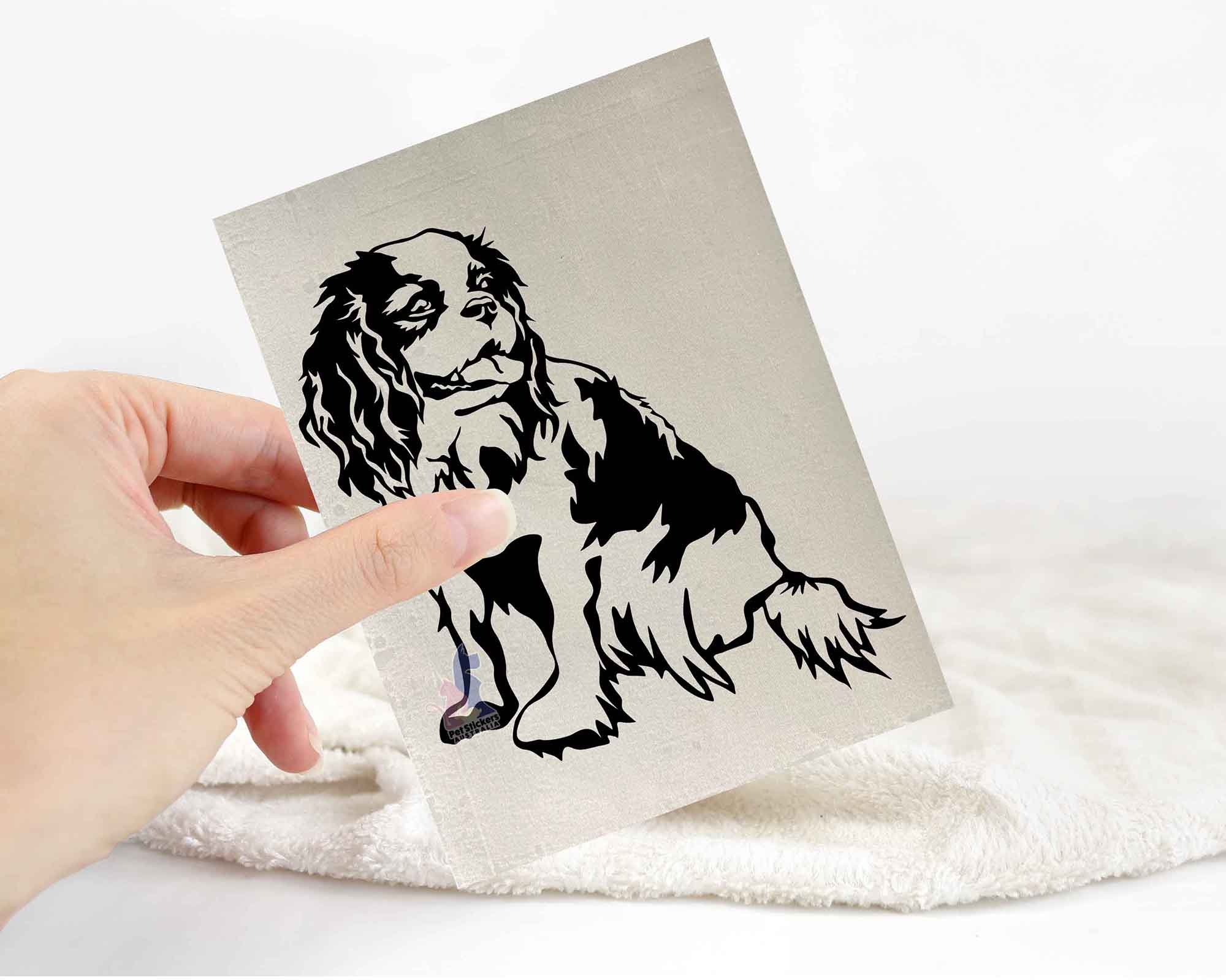 Cavalier King Charles Spaniel Sticker | Dog Stickers Australia – Pet ...