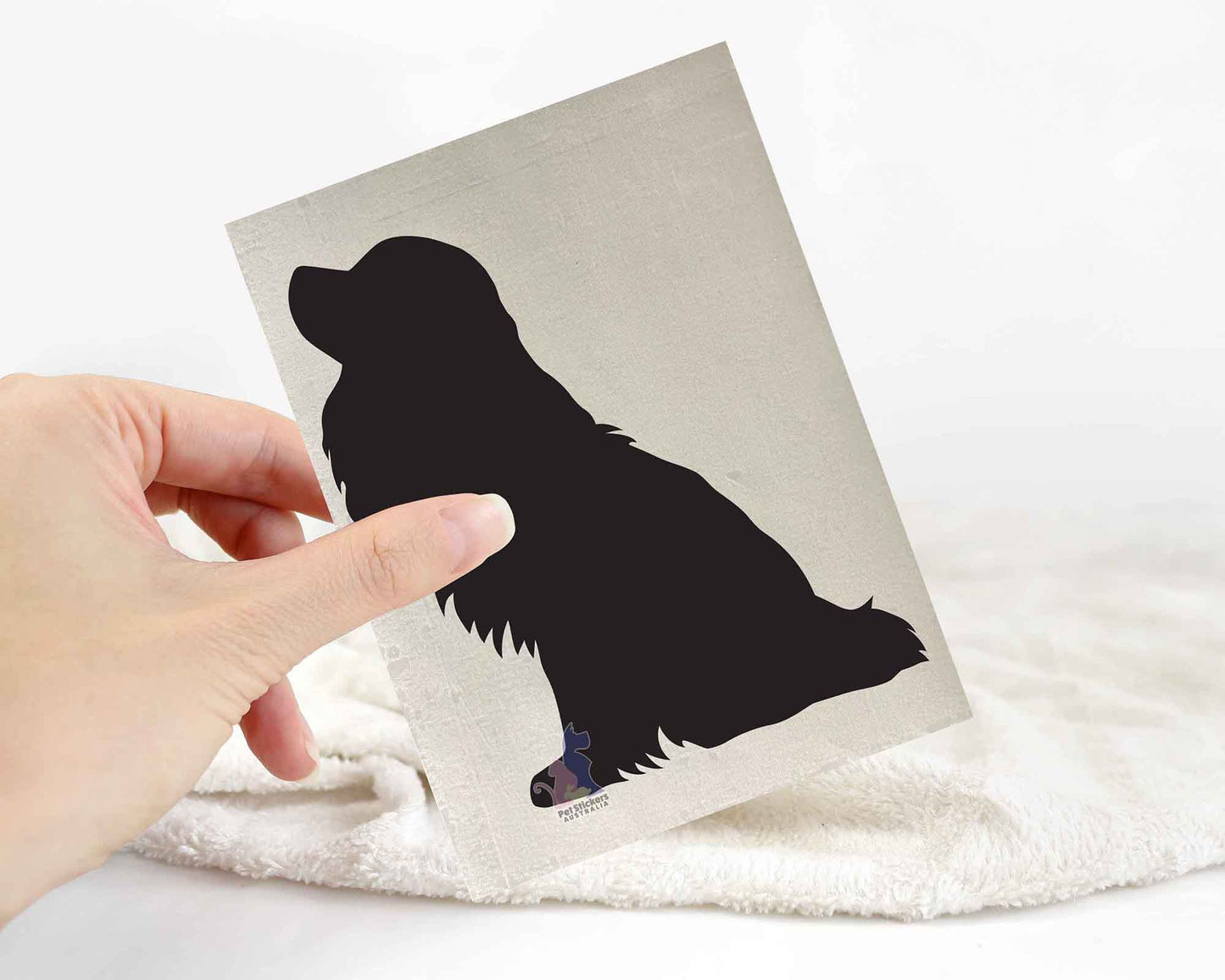 Cavalier Spaniel Silhouette Stickers