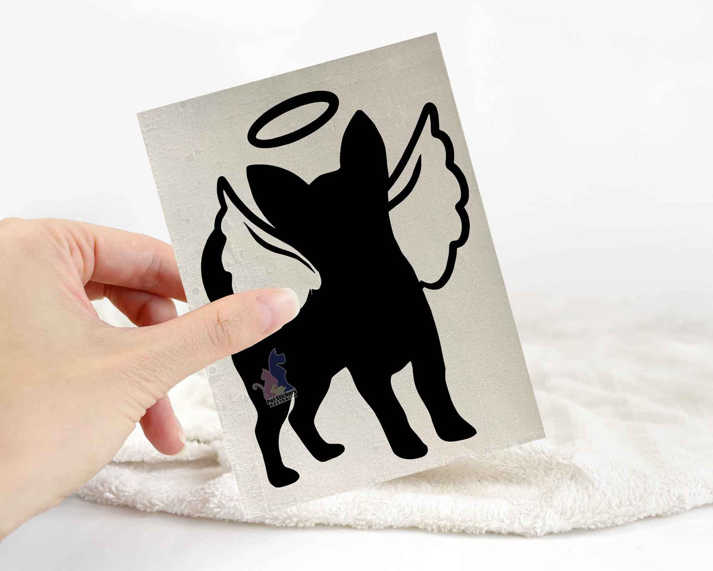 Chihuahua With Angel Wings Sticker