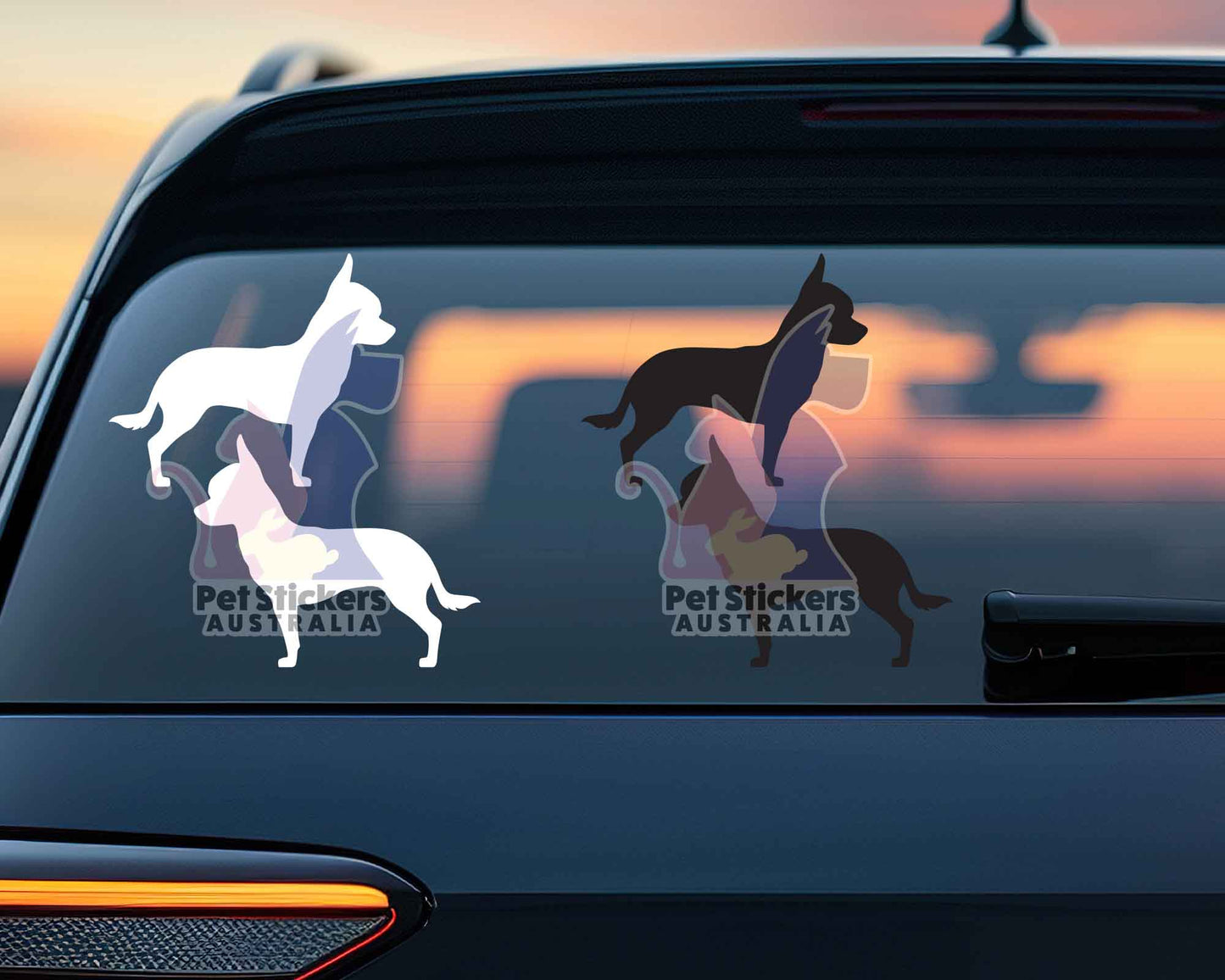 Chihuahua Silhouette Stickers