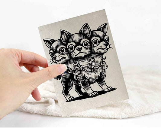 Chihuahua Cerberus Sticker