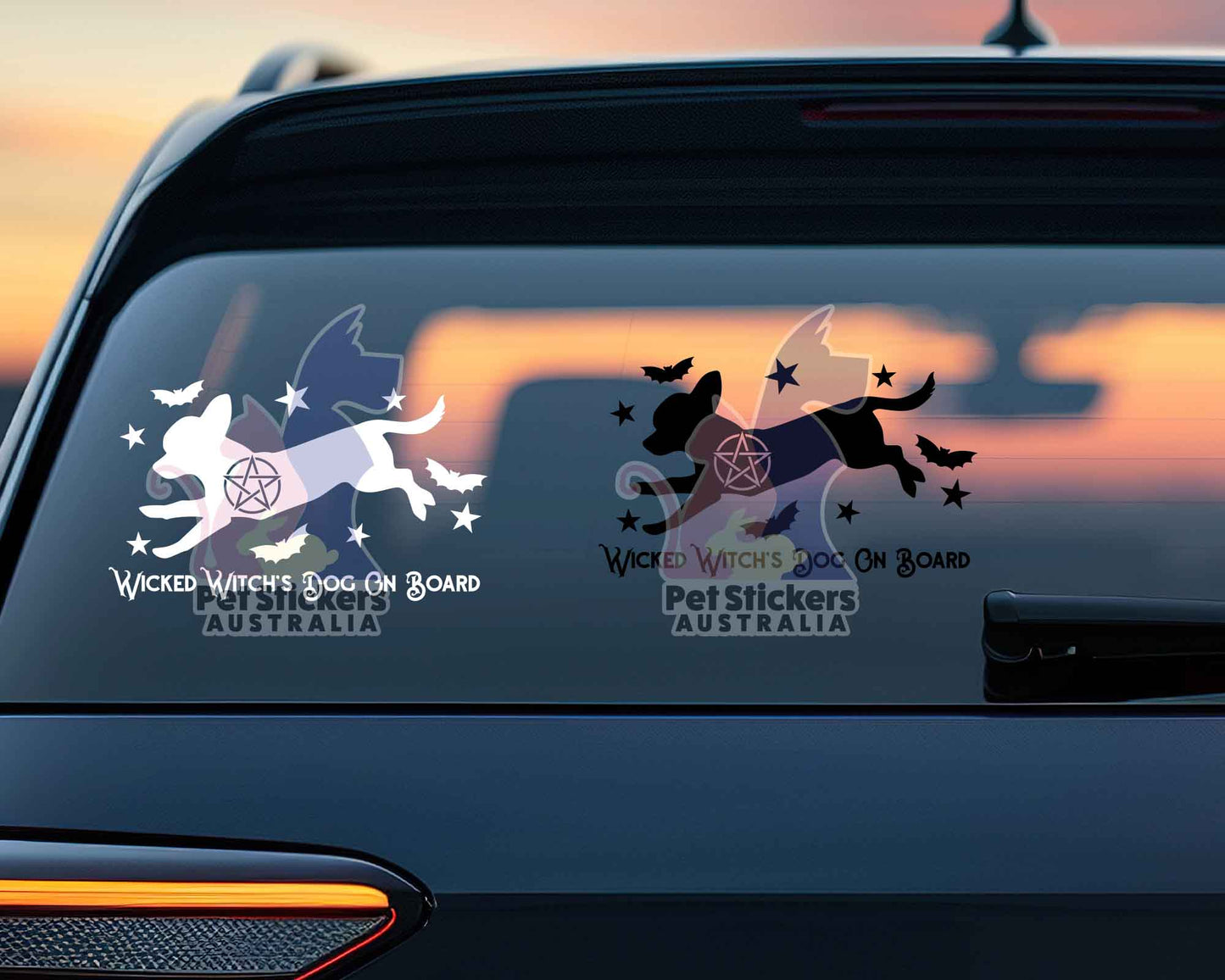 Wicked Witch's Dog On Board Chihuahua Sticker