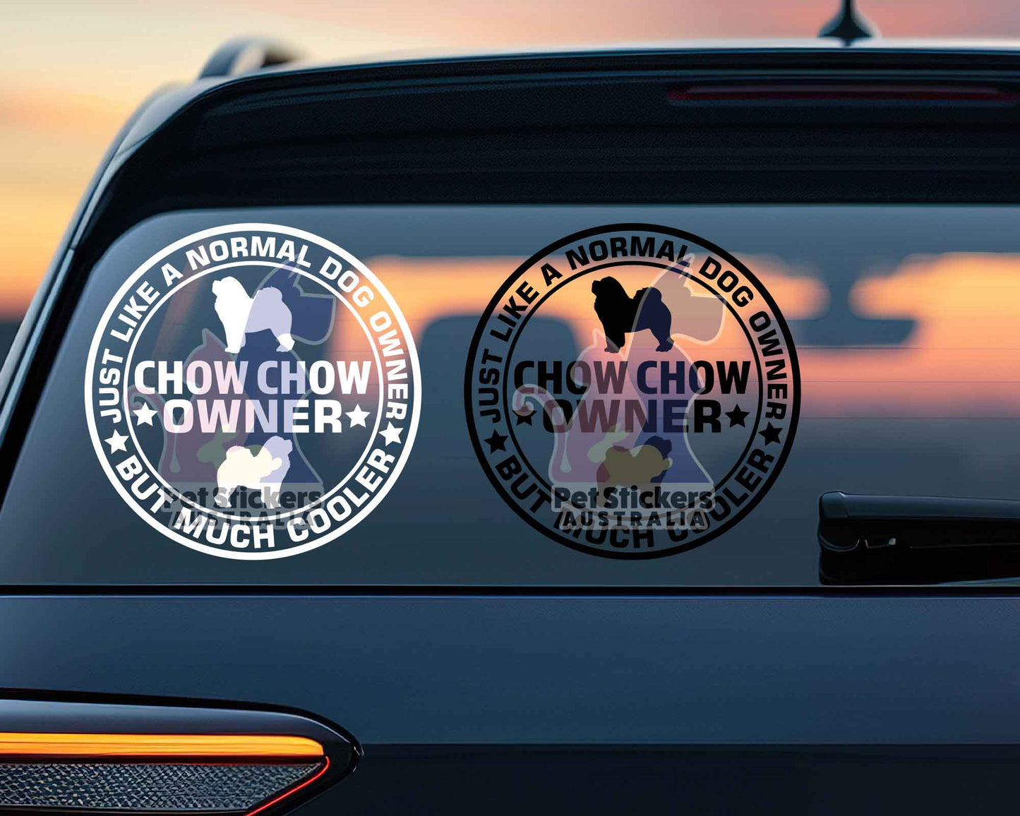 Chow Chow Dog Owner But Cooler Sticker