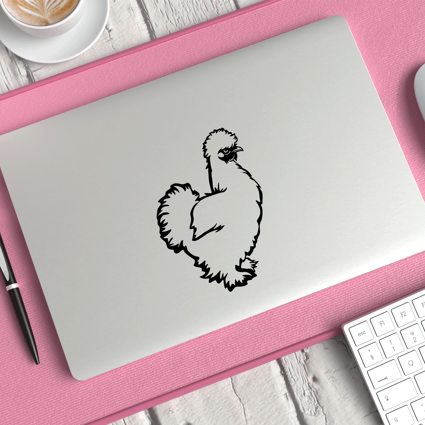 Silkie Chicken Sticker