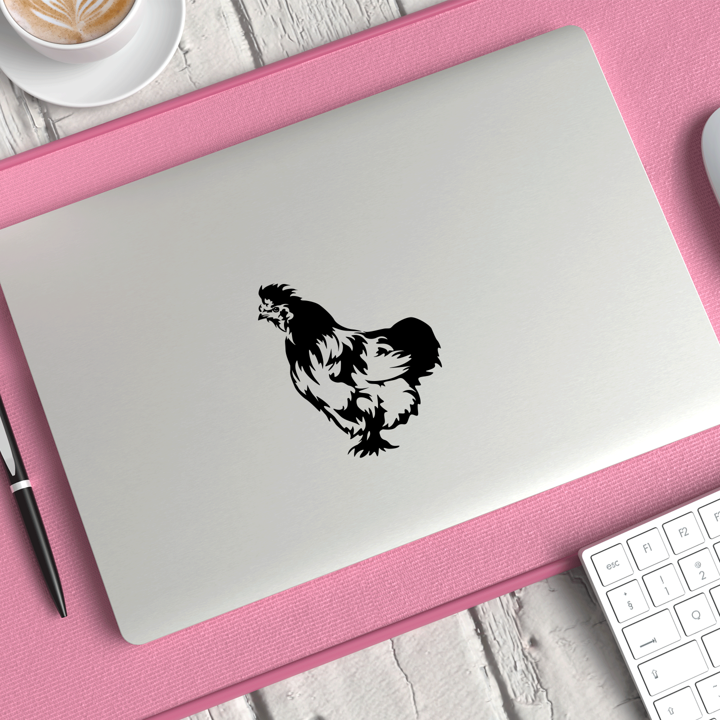 Silkie Chicken Sticker