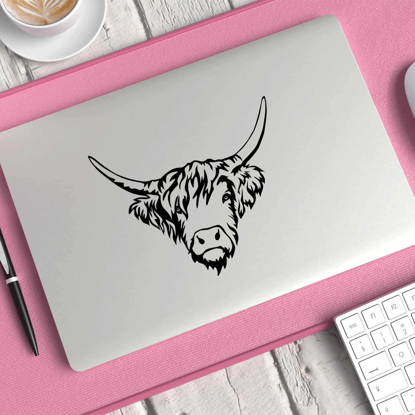 Highland Cow Sticker