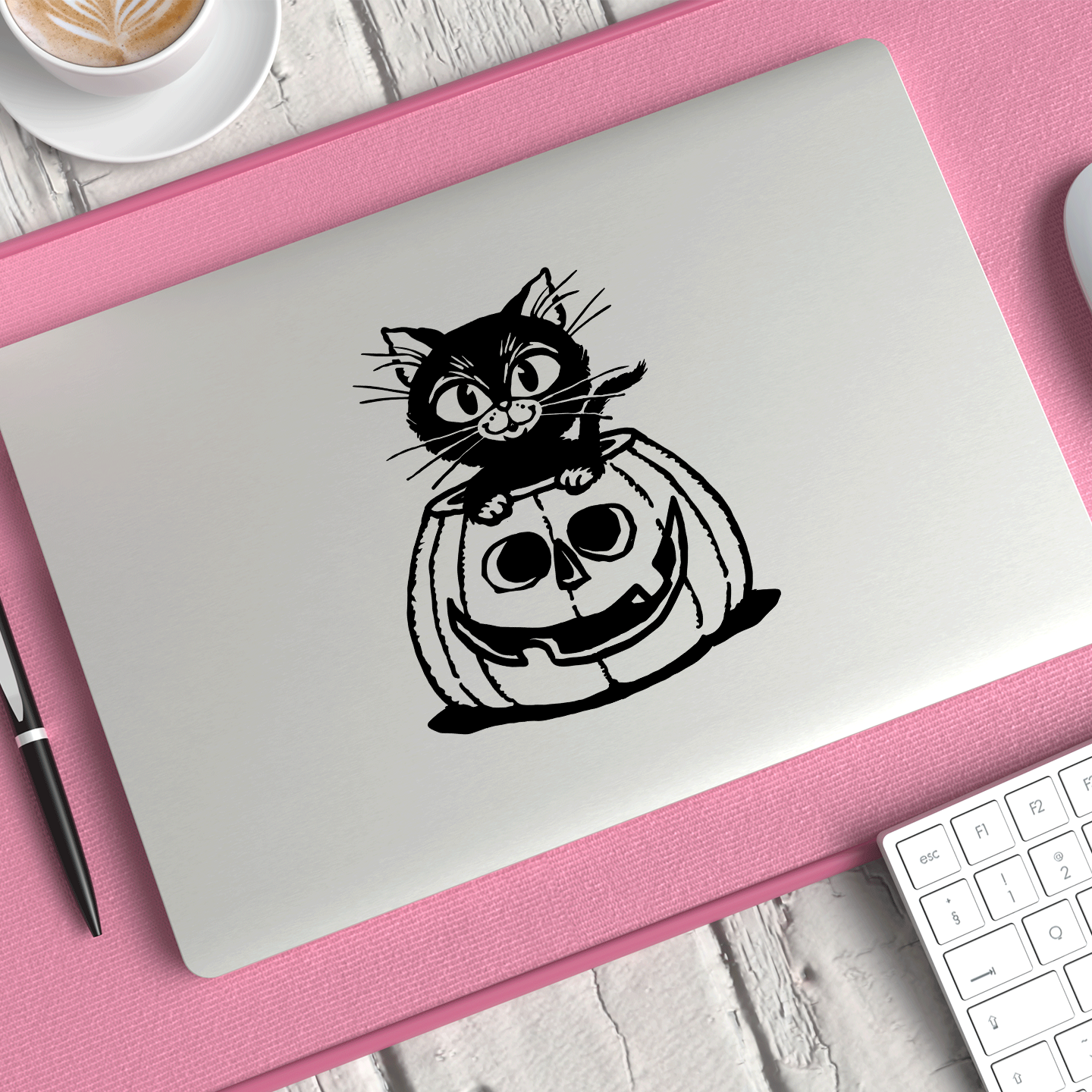 Halloween Black Cat  Sticker