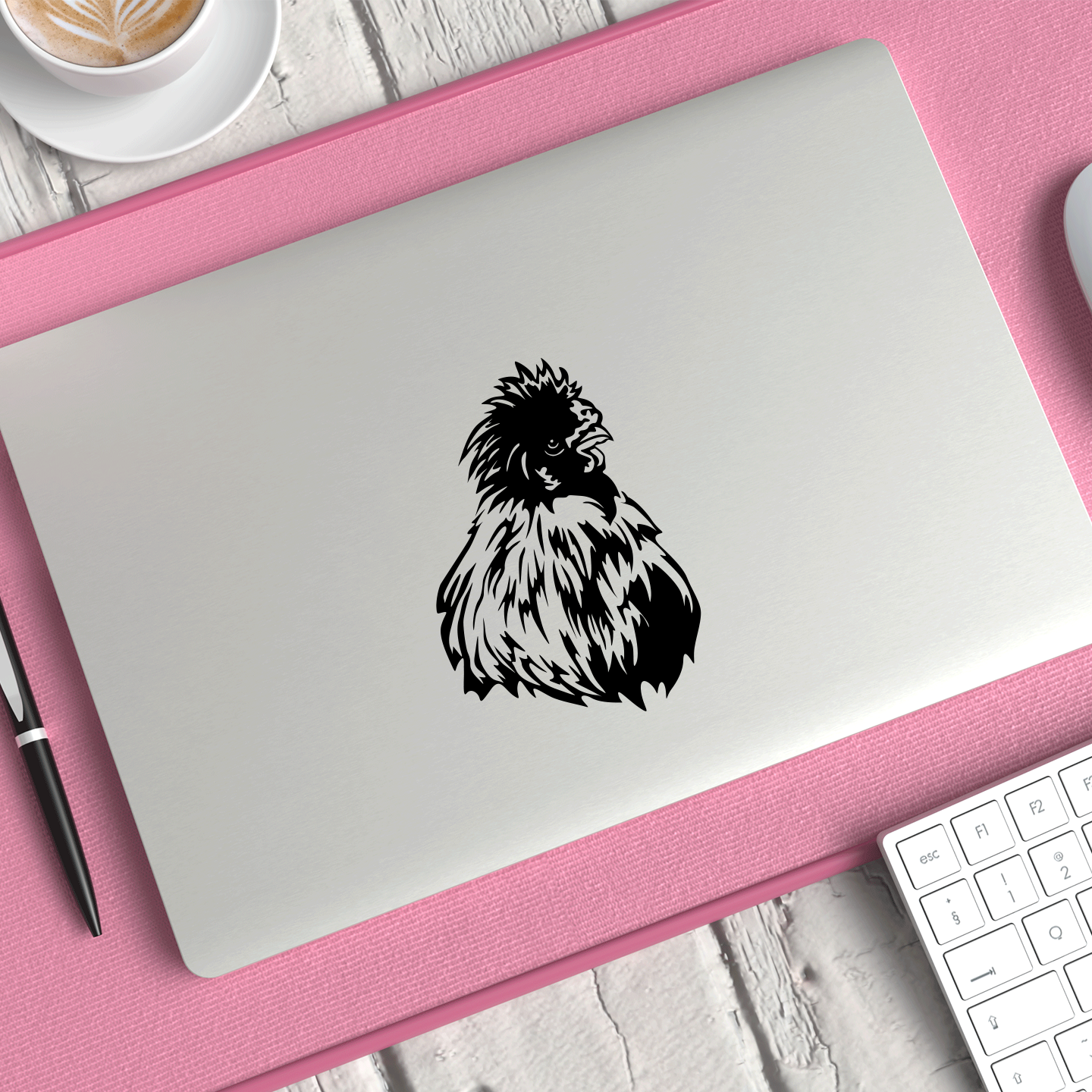 Silkie Chicken Sticker